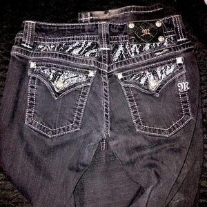 Miss me jeans black size 30 boot cut